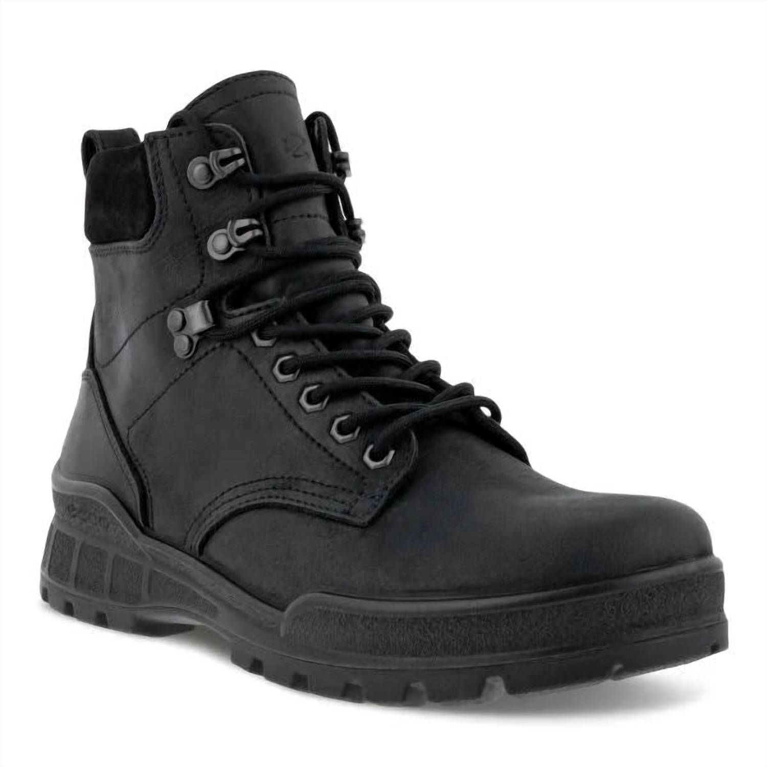 New Ecco Men's Track 25 Waterproof Leather Boot In Black